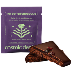 Afbeelding 3 voor Nut Butter Chocolate Toasted Salty Fig, Almond & Carob - 20g
