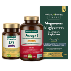 Afbeelding 1 voor Daily Essentials Bundel - Omega 3, Magnesium & Vitamine D3