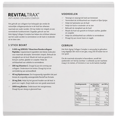 Afbeelding 4 voor RevitalTrax Anti-Aging Collagen Complex Framboos - 30 sticks