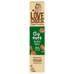 Afbeelding 1 voor Lovechock Go Nuts 76% Cacao - 40g