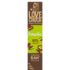 Afbeelding 1 voor Lovechock Pistachio 80% Cacao - 40g