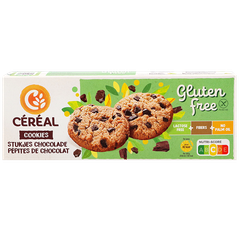 Afbeelding 1 voor Céréal Glutenvrije Cookies Stukjes Chocolade - 150g