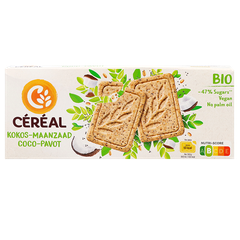 Afbeelding 1 voor Céréal Kokos & Maanzaad Koekjes - 132g