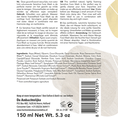 Afbeelding 2 voor Face Wash Sensitive Fragrance Free - 150ml