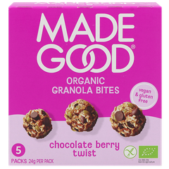 Afbeelding 1 voor Organic Granola Bites Chocolate Berry Twist - 5x24g