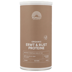 Afbeelding 1 voor Organic Vegan Protein Erwten & Rijst Naturel - 500g