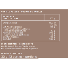 Afbeelding 2 voor Organic Bourbon Vanille Poeder - 30g