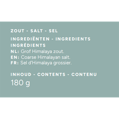 Afbeelding 2 voor Himalayan Keukenzout Grof Molen - 180g