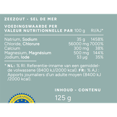 Afbeelding 2 voor Keltisch Zeezout Gedroogd Molen - 125g