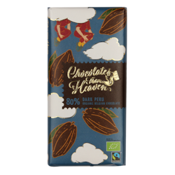 Chocolates From Heaven Chocolat Noir 80% Dark Peru - 100g