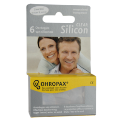 Ohropax Silicon Clear Oordopjes