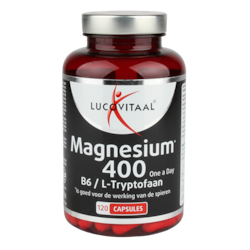 Lucovitaal Magnesium 400mg B6 / L-Tryptofaan - 120 capsules