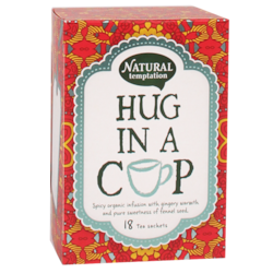 Natural Temptation 'Hug in a Cup' - 18 sachets de thé