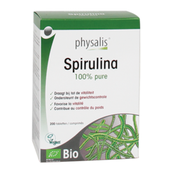 Physalis 100% Spiruline pure Comprimés bio