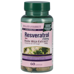 Holland & Barrett Resveratrol Met Rode Wijn Extract, 250 mg (60 Capsules)