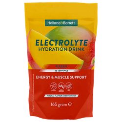 Holland & Barrett Elektrolyten Hydration Drink Mango - 165g (30 porties)