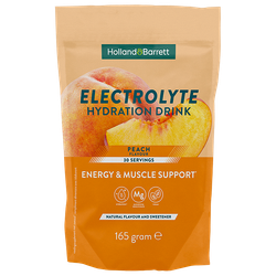 Holland & Barrett Elektrolyten Hydration Drink Perzik - 165g (30 porties)