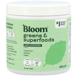 Bloom Greens & Superfoods Unflavoured - 180g