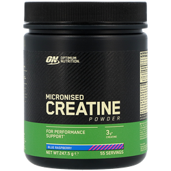 Optimum Nutrition Micronised Creatine Powder Blue Raspberry - 247,5g