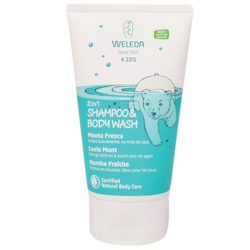 Weleda Kids 2in1 Shampoo Body Wash Coole Munt - 150ml