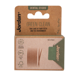 Jordan Green Clean Cure-Dents Fins - 100 pcs