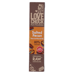 Lovechock Salted Pecan 80% Cacao with Maca - 40g