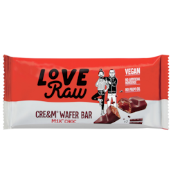 LoveRaw Gaufrettes Fourrées Chocolat Vegan - 43g