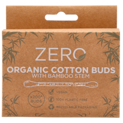 Skin Academy Zero Organic Cotton Buds - 200 stuks