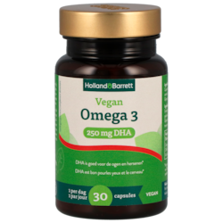 Holland & Barrett Vegan Omega-3 met DHA - 30 capsules