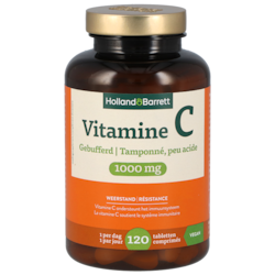 Holland & Barrett Vitamine C 1000mg Tamponnée - 120 comprimés