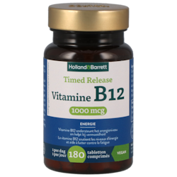 Holland & Barrett Timed Release Vitamine B12 1000mcg - 180 comprimés