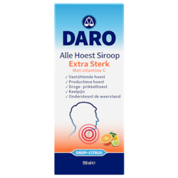 Daro Alle Hoest Siroop Extra Sterk Drop-Citrus (150ml)