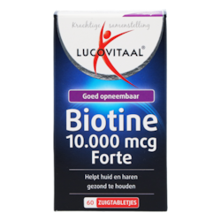 Lucovitaal Biotine Forte 10.000mcg - 60 pastilles
