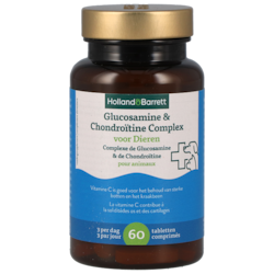 Holland & Barrett Complexe de Glucosamine et Chondroïtine pour Animaux - 60 comprimés