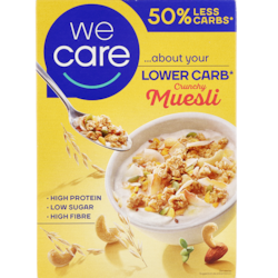 WeCare Lower Carb Crunchy Muesli - 325g