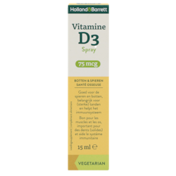 Holland & Barrett Vitamine D3 Spray 75 mcg - 15ml