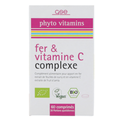 GSE Complexe Fer et Vitamine C - 60 comprimés