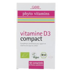 GSE Vitamine D3 Compact (60 comprimés)
