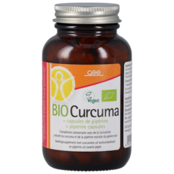GSE Curcuma + Pipérine - 90 capsules