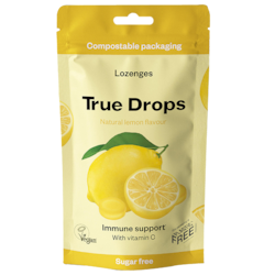 True Drops Pastilles contre la Toux Citron et Vitamine C - 30 pastilles