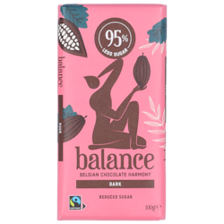 Balance Chocolat Noir Sucre Réduit - 100g
