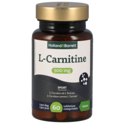 Holland & Barrett L-Carnitine 500mg - 60 tabletten