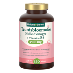 Holland & Barrett Teunisbloemolie + Vitamine B6 1500mg - 120 softgels