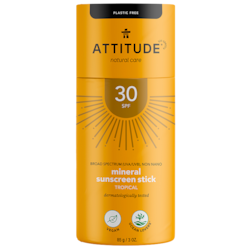Attitude Mineral Sunscreen Stick SPF30 Tropical - 85g