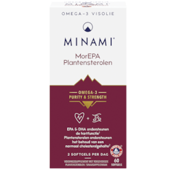 MINAMI Omega-3 MorEPA Plantensterolen - 60 softgels