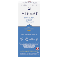 MINAMI Omega-3 EPA + DHA Liquid + Vitamine D3 - 150 ml
