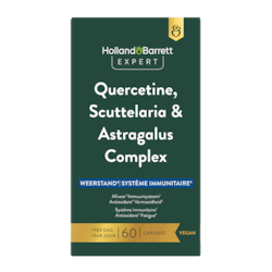 Holland & Barrett Expert Quercetine, Scuttelaria & Astragalus Complex - 60 capsules