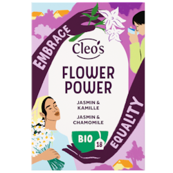 Cleo's Flower Power Jasmin et Camomille - 18 sachets