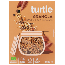 Turtle Granola Walnoot & Chocolade Bio - 350g