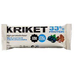KRIKET Proteïnebar Zwarte Bes & Pure Chocolade - 50g